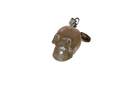 Mini Crâne Cristal  en porte clé( Résine )
