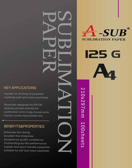 A-SUB Papier de sublimation A4