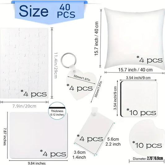 40/50pcs Produits De Sublimation