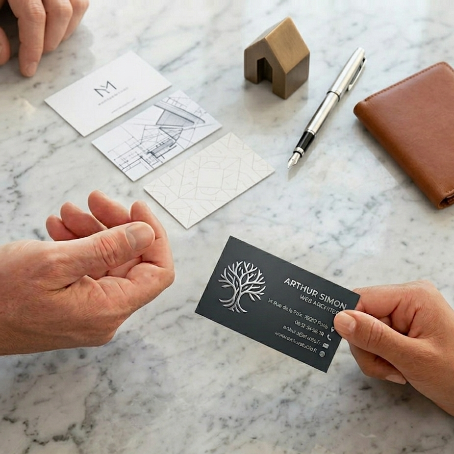 carte de visite a personnalisé recto verso