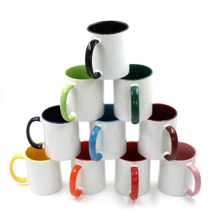 Tasse en céramique intérieur et anse de couleur HAUTE QUALITY AAA