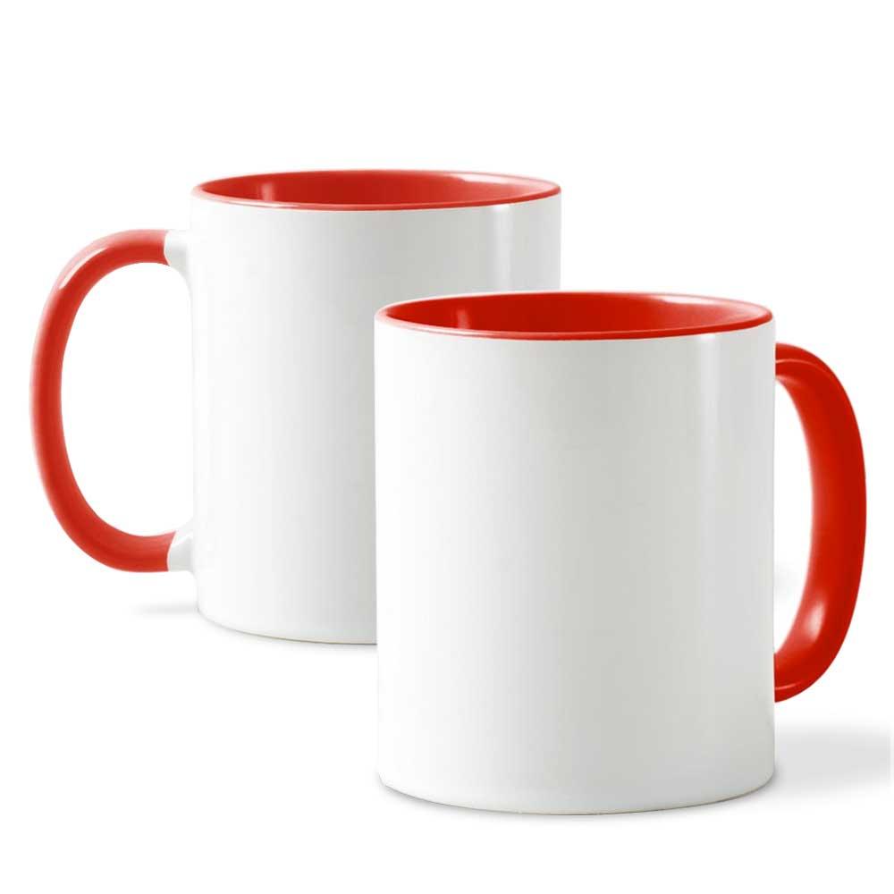 Tasse en céramique intérieur et anse de couleur HAUTE qualité ANA