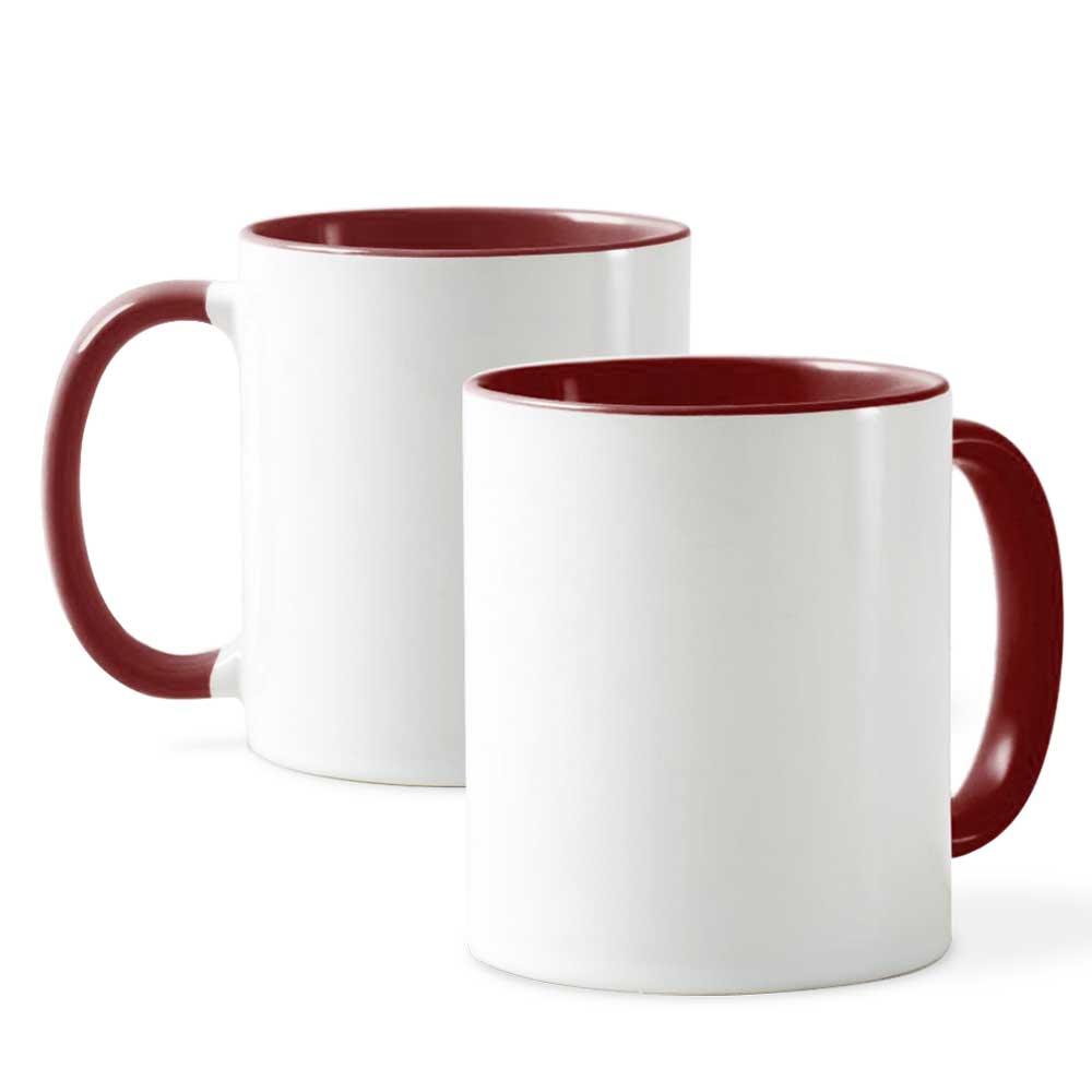 Tasse en céramique intérieur et anse de couleur HAUTE qualité ANA