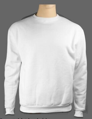 Sweatshirt basic blanc - SUBLI.MASUBLI