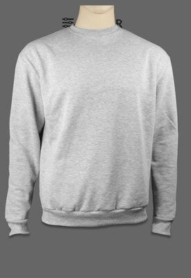 Sweatshirt basic gris - SUBLI.MASUBLI