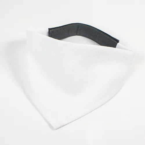 Bandana pour chien blanc avec fermeture