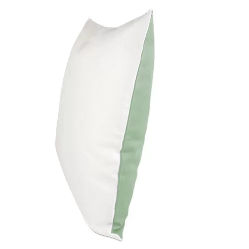 Housse de coussin bicolore 40 cm