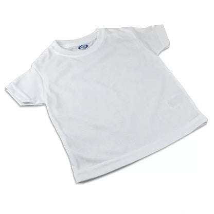 Tee-shirt enfant unisex blanc touché coton