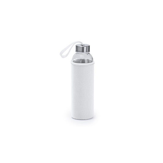 Neu! 1 500-ml-Glasflasche mit weißem sublimierbarem Deckel